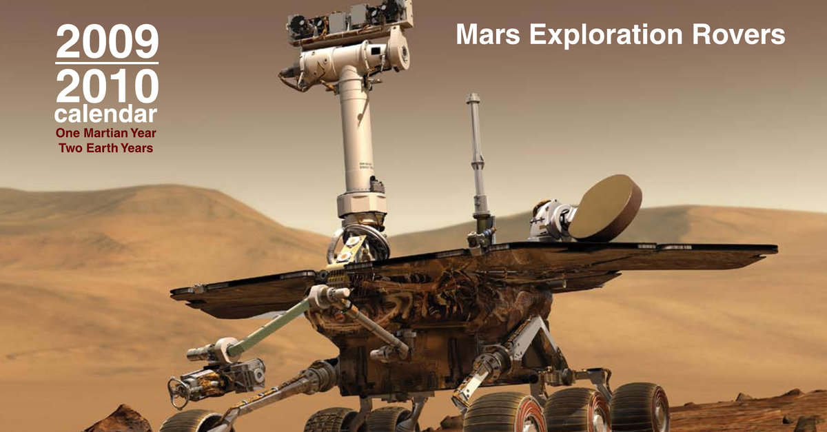 NASA Mars Rovers Wall Calendar